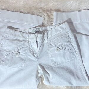 Ann Taylor LOFT white jeans sz 0
